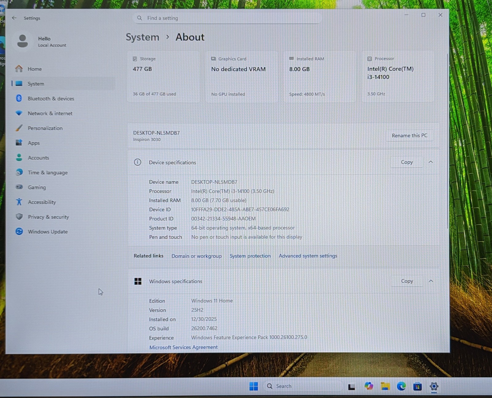 Dell Inspiron 3030 Desktop