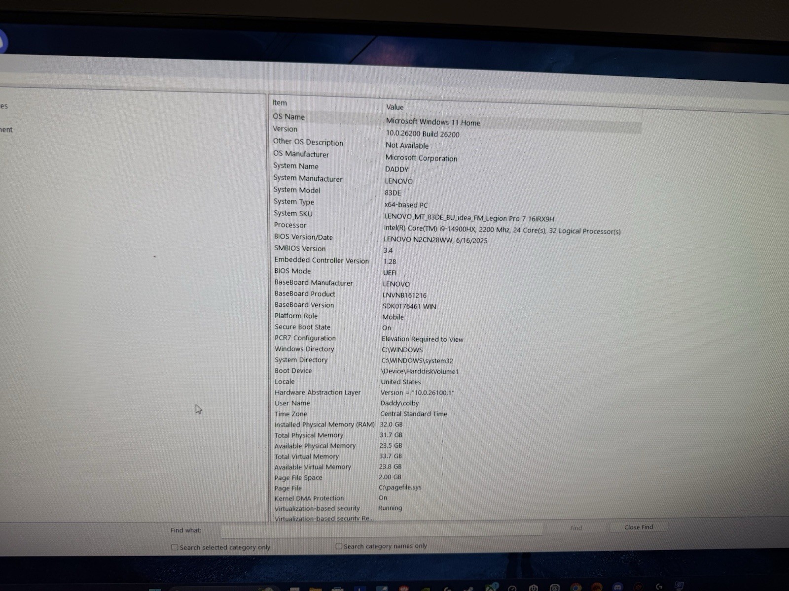 Lenovo Legion Pro 7i Gen 9