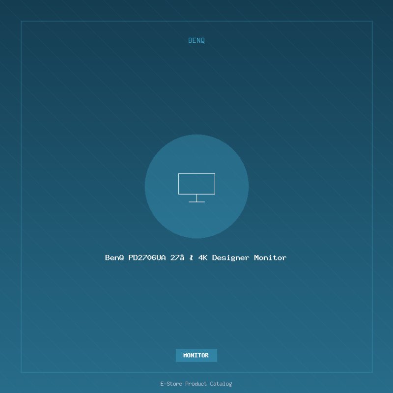 بينكيو PD2706UA 27 بوصة 4K شاشة مصمم