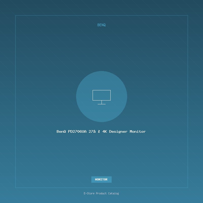 BenQ PD2706UA 27″ 4K Designer Monitor