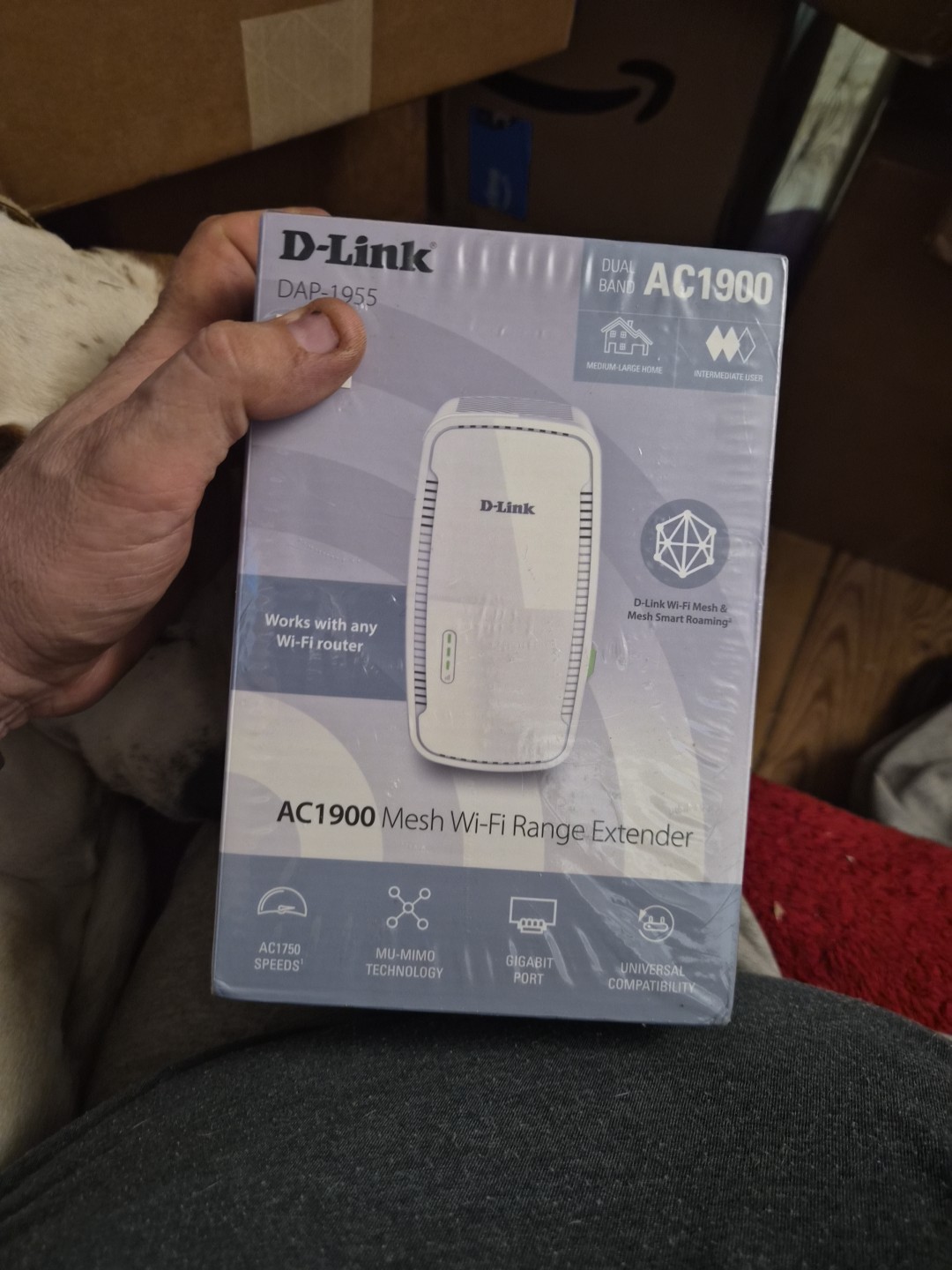 D-Link DAP-X1860 AX1800 WiFi 6 Mesh Range Extender