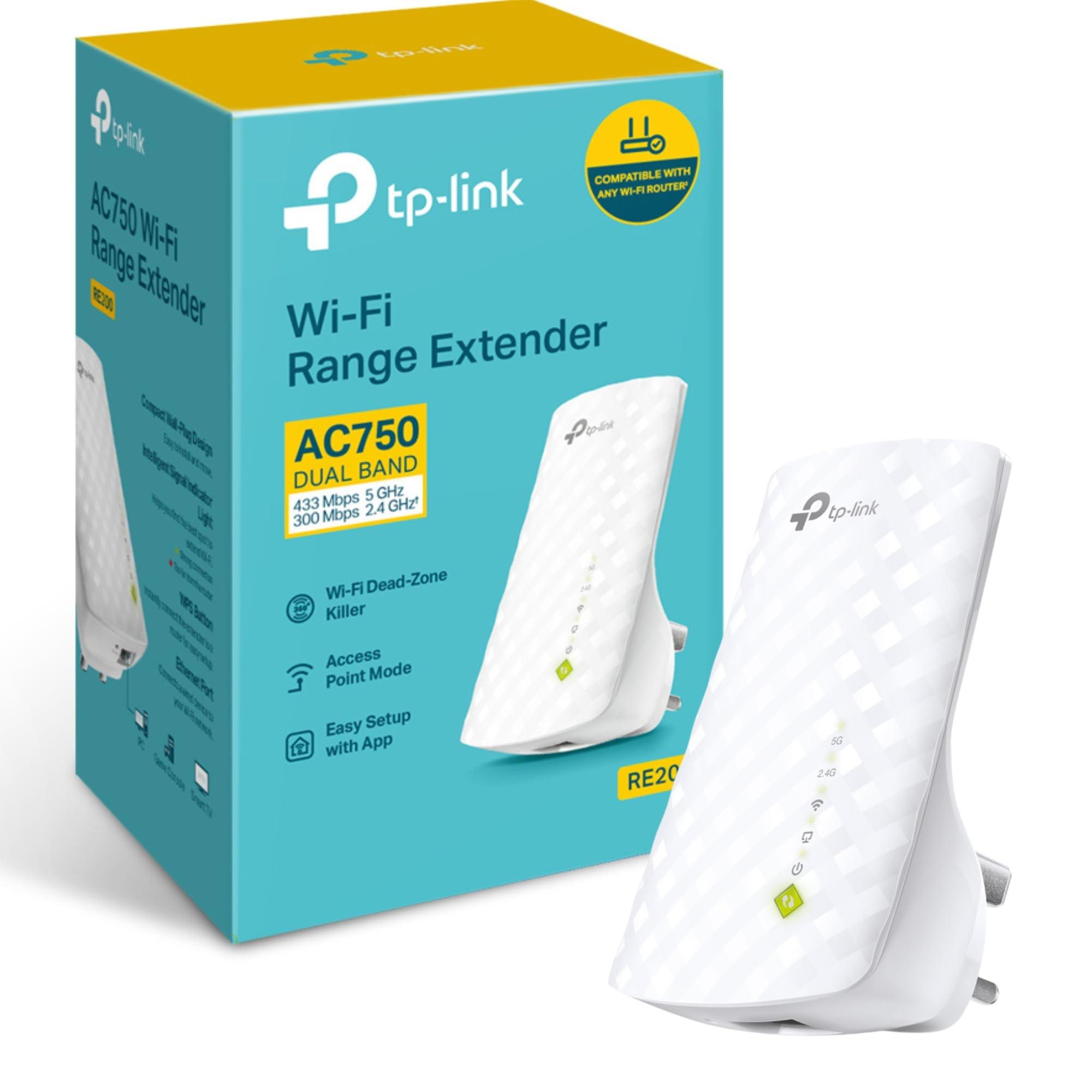 TP-Link RE200 AC750 WiFi Range Extender
