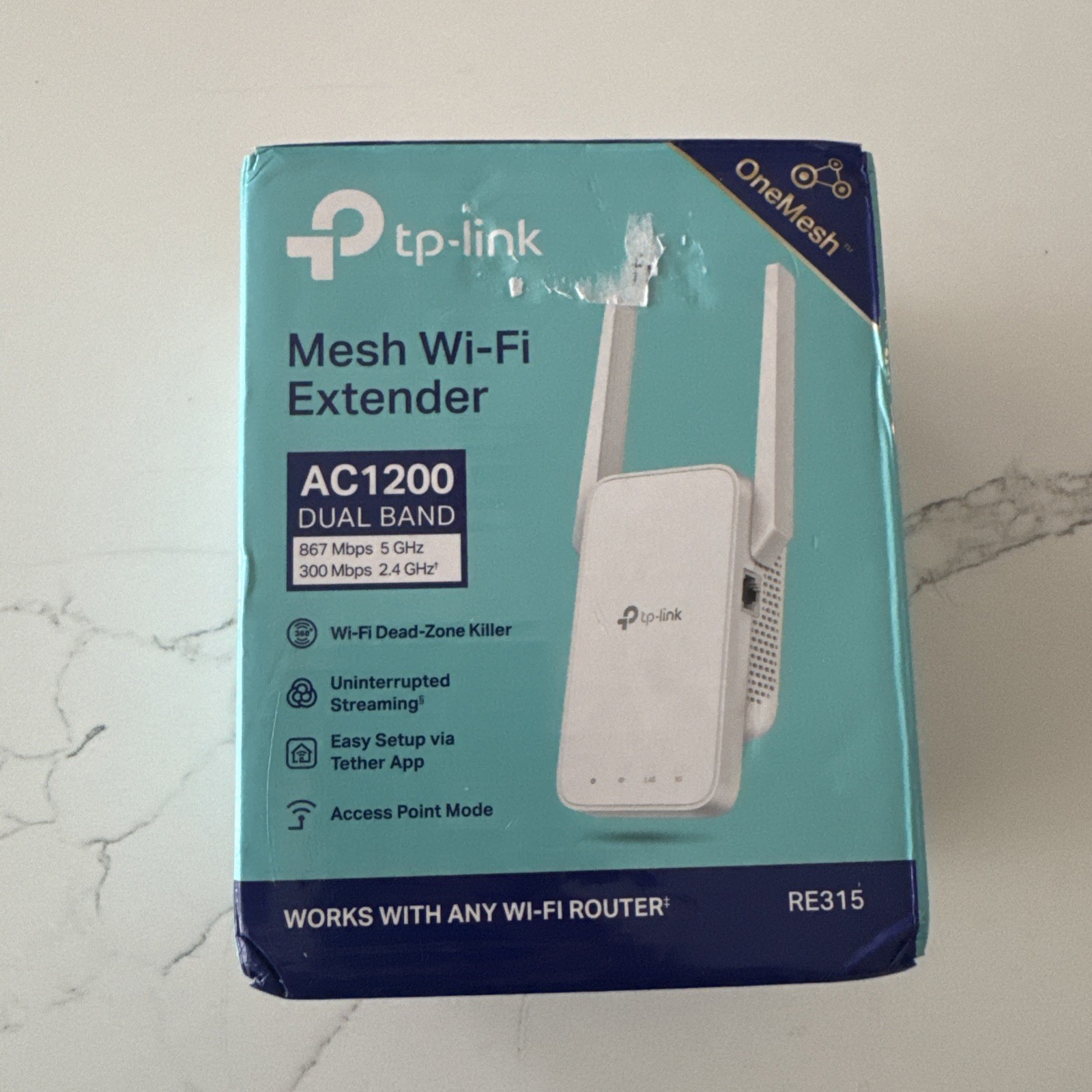 TP-Link RE315 AC1200 Mesh WiFi Range Extender