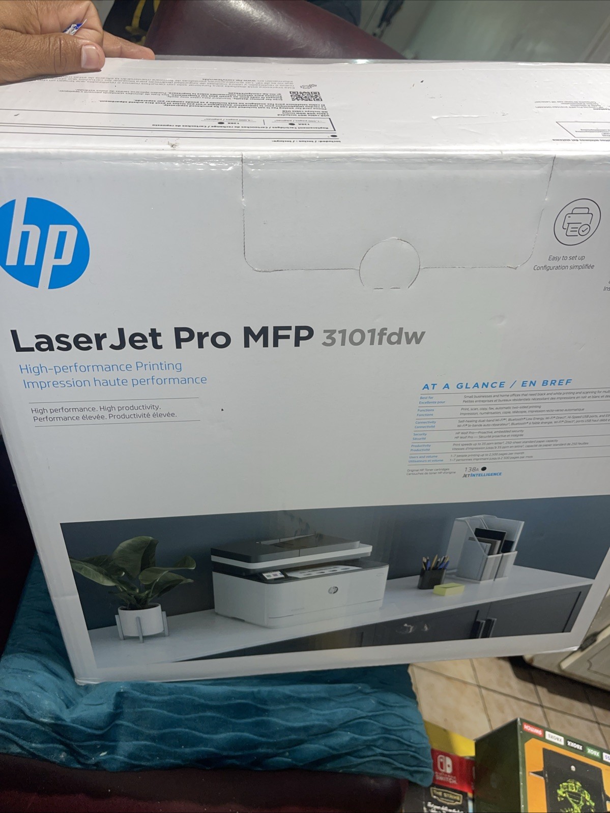 HP LaserJet Pro MFP 3101fdw Mono Laser Printer