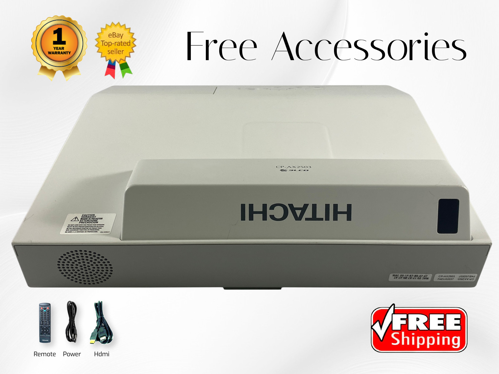 Hitachi CP-AX2505 Ultra-Short Throw Projector