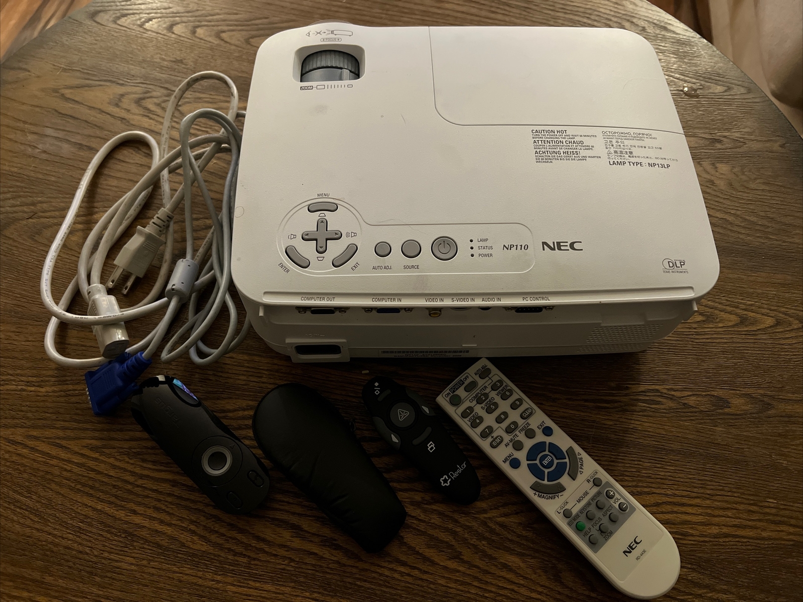 NEC NP110 Portable DLP Projector