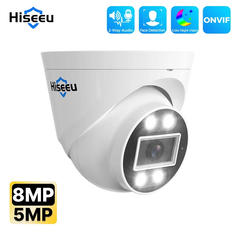 Dahua 8MP Full-Color Active Deterrence Dome Camera
