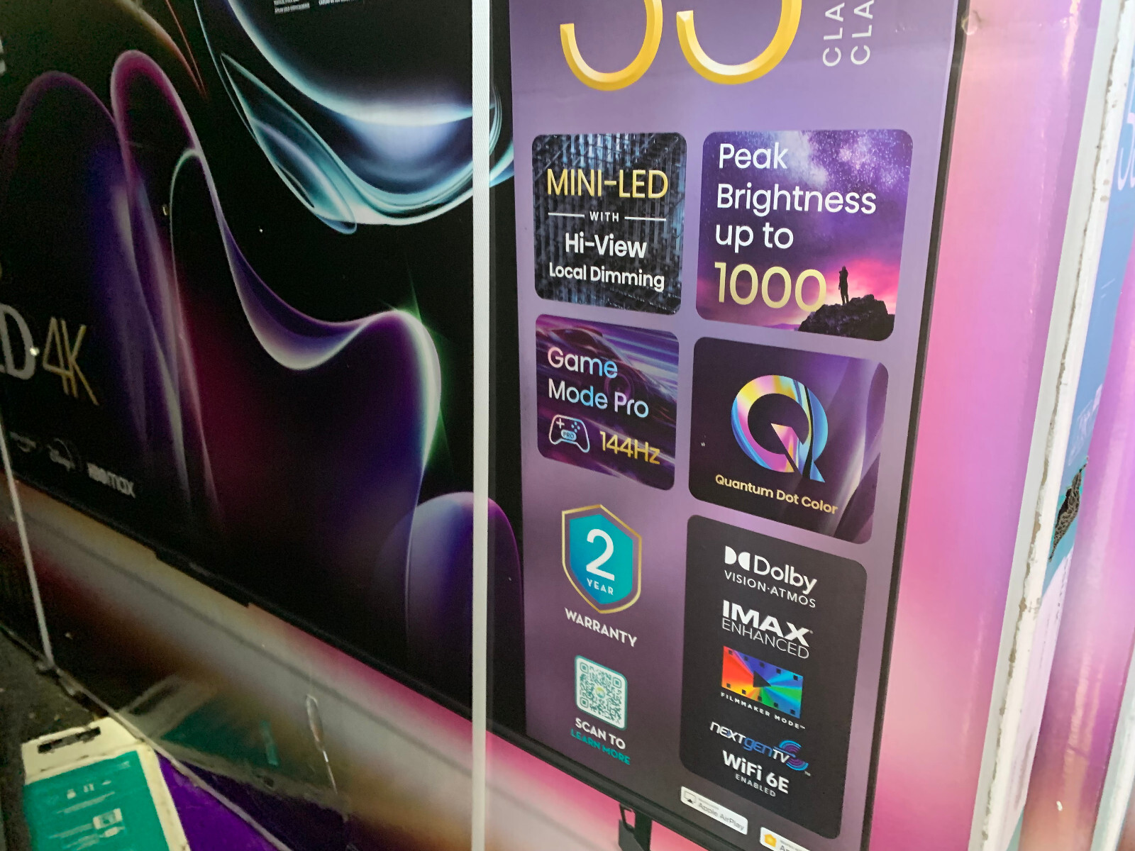 هايسنس U7N 55 بوصة ULED Mini LED