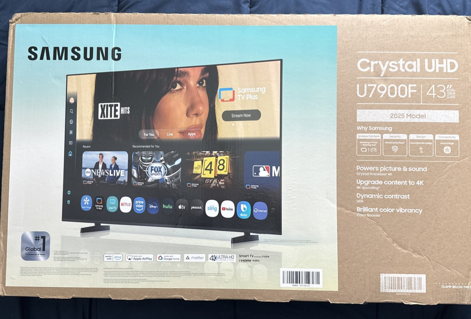 Samsung Crystal UHD 4K 43″
