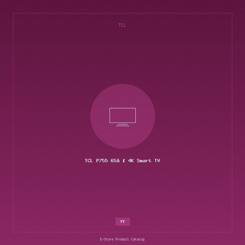 تي سي ال P755 65 بوصة تلفزيون 4K ذكي